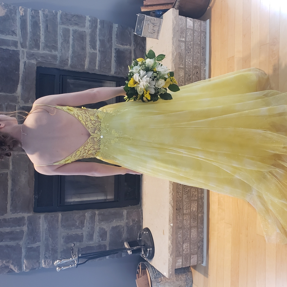 Yellow Prom Dress - Picture 3 of 8